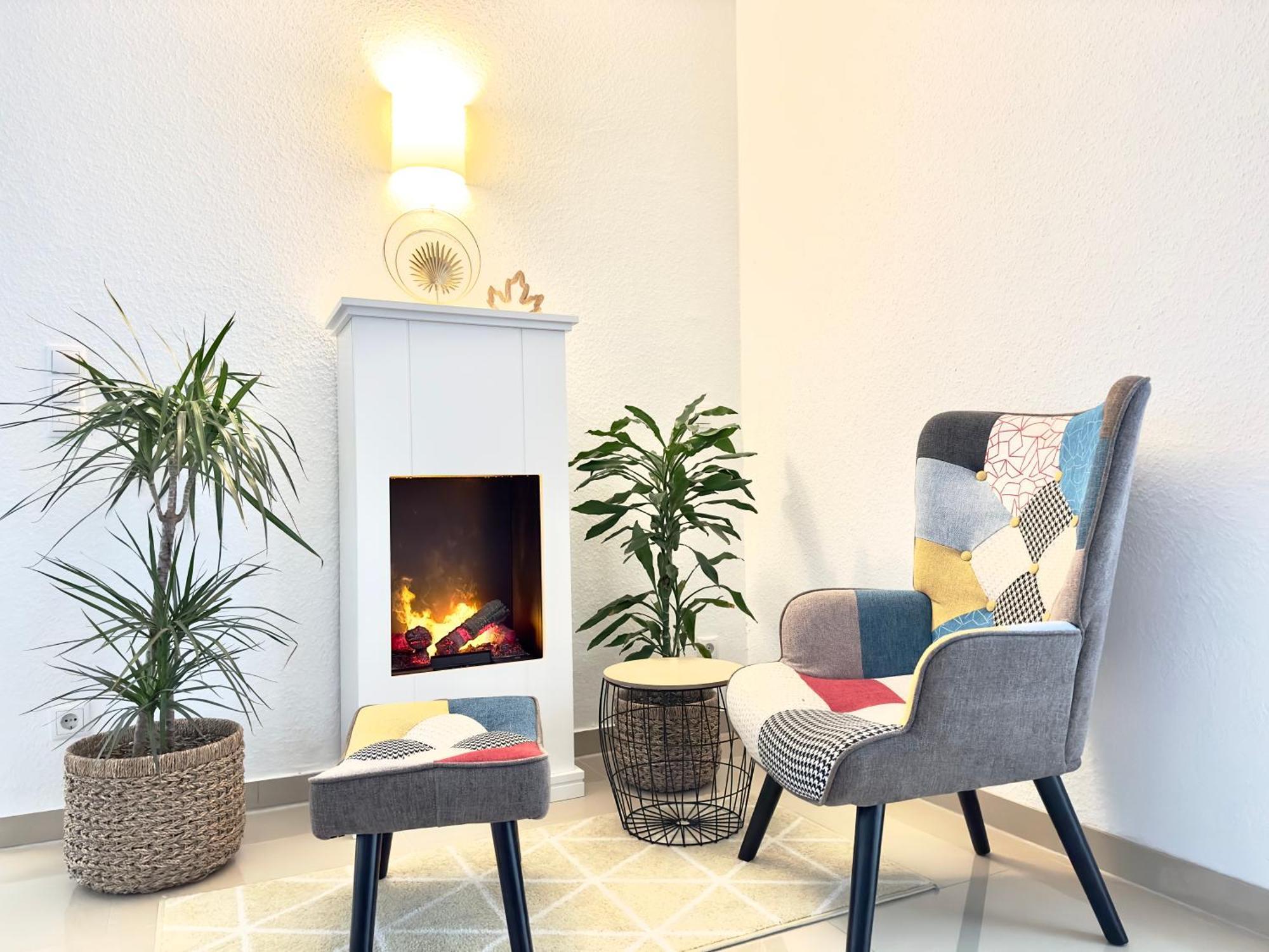 Mein Apartment Flowers Mit Kamin, Bis 10 Personen ฟรังเคนทาล ภายนอก รูปภาพ